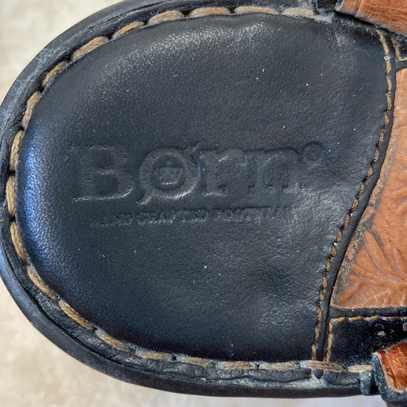 Born wedge sandals Sz 7 - Picture 3 of 5